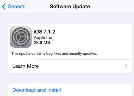 Apple vừa tung ra bản iOS 7.1.2 cho người dùng.